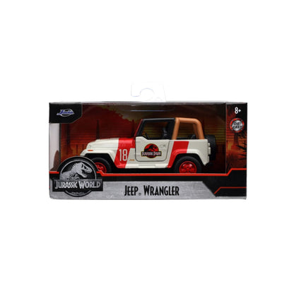 Jada Toys Jurassic World 1992 Jeep Wrangler 1:32 Scale Hollywood Ride
