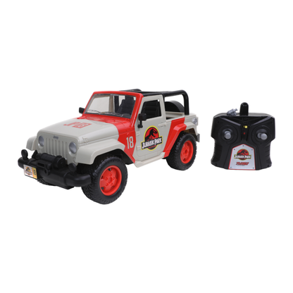 Jada Toys Jurassic World 2014 Jeep Wrangler (Jurassic Park) 1:16 Scale Remote Control Car