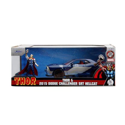 Jada Toys Marvel 2015 Dodge SRT8 Hellcat 1:24 Scale HR with Thor