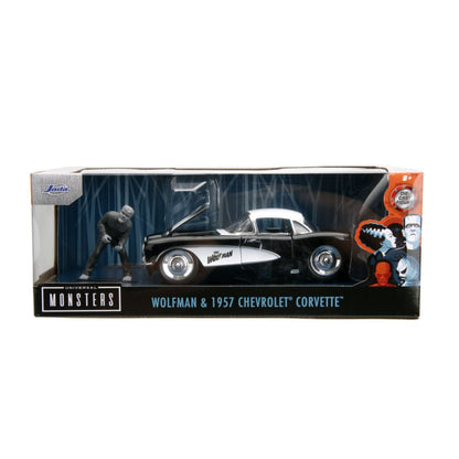 Jada Toys Universal Monsters Wolfman with Vehicle 1:24 Scale