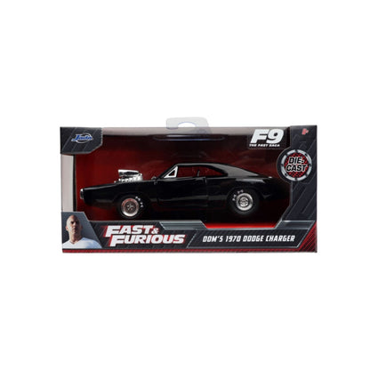 Jada Toys Fast & Furious 1970 Dodge Charger Black 1:32 Scale Hollywood Ride