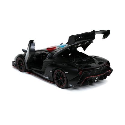 Jada Toys Hyperspec 2017 Lamborghini Veneno Black 1:24 Scale