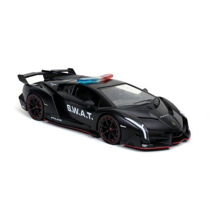 Jada Toys Hyperspec 2017 Lamborghini Veneno Black 1:24 Scale