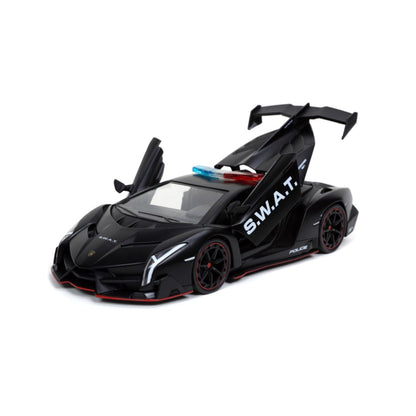 Jada Toys Hyperspec 2017 Lamborghini Veneno Black 1:24 Scale