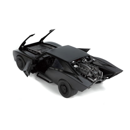 Jada Toys The Batman Batmobile with Batman 1:18 Scale Hollywood Ride with Light
