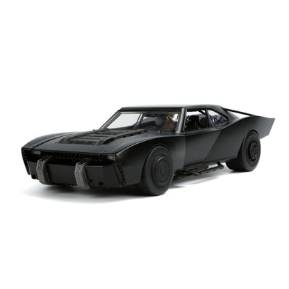 Jada Toys The Batman Batmobile with Batman 1:18 Scale Hollywood Ride with Light