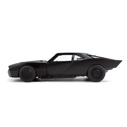 Jada Toys The Batman Batmobile with Batman 1:18 Scale Hollywood Ride with Light