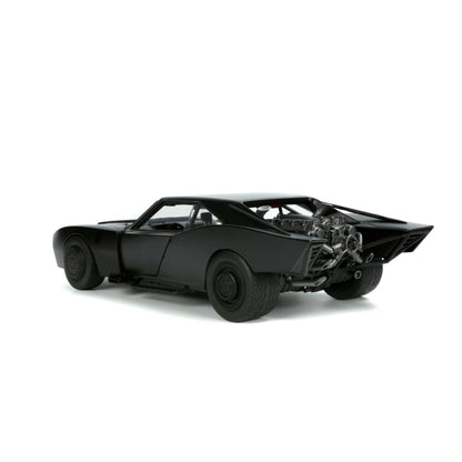 Jada Toys The Batman Batmobile with Batman 1:18 Scale Hollywood Ride with Light