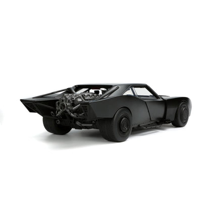 Jada Toys The Batman Batmobile with Batman 1:18 Scale Hollywood Ride with Light