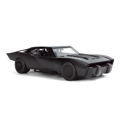 Jada Toys The Batman Batmobile with Batman 1:18 Scale Hollywood Ride with Light