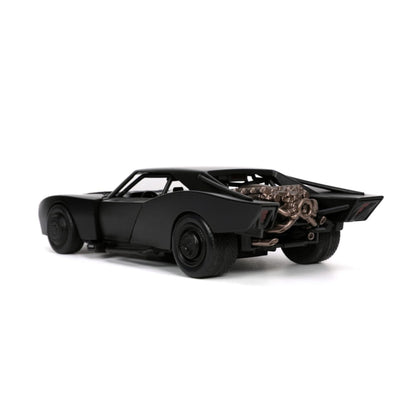 Jada Toys The Batman Batmobile with Batman 1:24 Scale Hollywood Ride