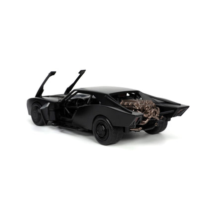 Jada Toys The Batman Batmobile with Batman 1:24 Scale Hollywood Ride