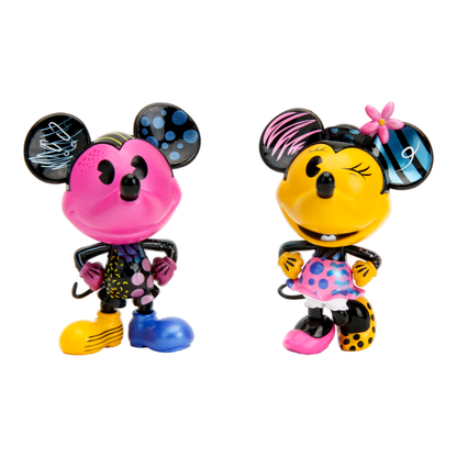 Jada Toys Disney Mickey & Minnie Next Level Collector 4" MetalFig 2 Pack Set