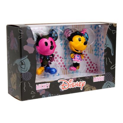 Jada Toys Disney Mickey & Minnie Next Level Collector 4" MetalFig 2 Pack Set