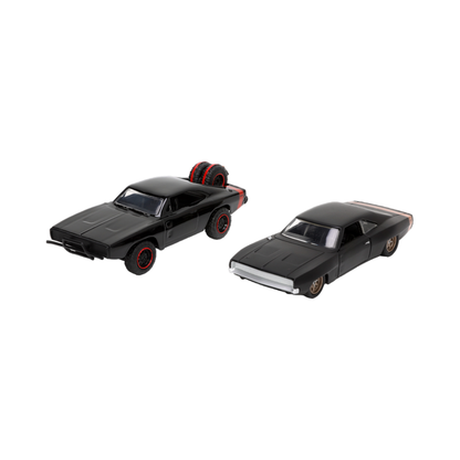 Jada Toys Fast & Furious Dom's F9 Charger & F7 Charger 1:32 Scale 2 Pack