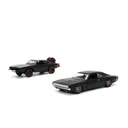 Jada Toys Fast & Furious Dom's F9 Charger & F7 Charger 1:32 Scale 2 Pack