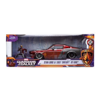 Jada Toys Guardians of the Galaxy (Comics) Star Lord & 1967 Ford Mustang 1:24 Scale