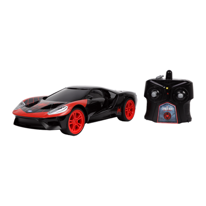 Jada Toys Marvel Comics 2017 Ford GT (Mile Morales) 1:16 Scale Remote Control Car