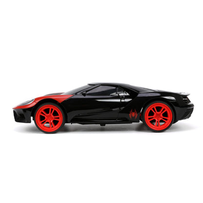 Jada Toys Marvel Comics 2017 Ford GT (Mile Morales) 1:16 Scale Remote Control Car