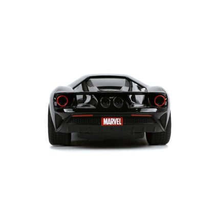 Jada Toys Marvel Comics 2017 Ford GT (Mile Morales) 1:16 Scale Remote Control Car