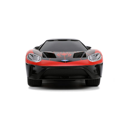 Jada Toys Marvel Comics 2017 Ford GT (Mile Morales) 1:16 Scale Remote Control Car
