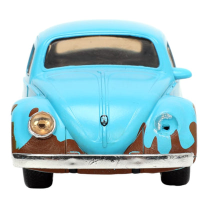 Jada Toys Lilo & Stitch VW Beetle (Blue) 1:32 Scale with Stitch MetalFig