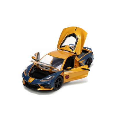 Jada Toys Marvel Comics Wolverine & 2020 Chevy Corvette 1:24 Scale