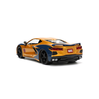Jada Toys Marvel Comics Wolverine & 2020 Chevy Corvette 1:24 Scale