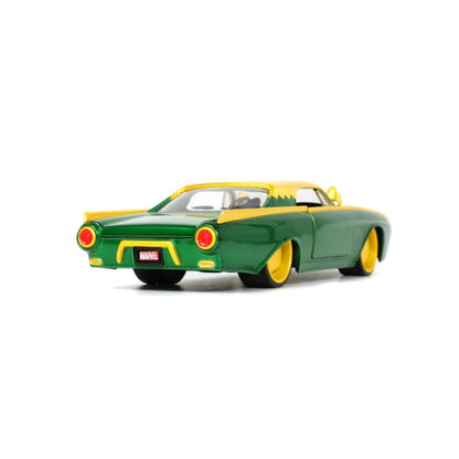 Jada Toys Marvel Comics Loki & 1963 Ford Thunderbird 1:24 Scale