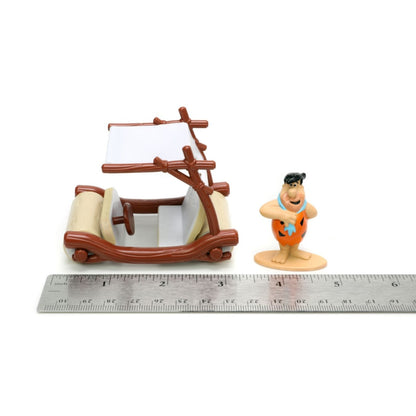 Jada Toys The Flintstones Flintmobile with Fred Flintstone 1:32 Scale Hollywood Ride