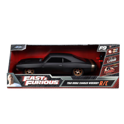 Jada Toys Fast & Furious 1968 Dodge Charger (Widebody) 1:16 Scale  Remote Control Car