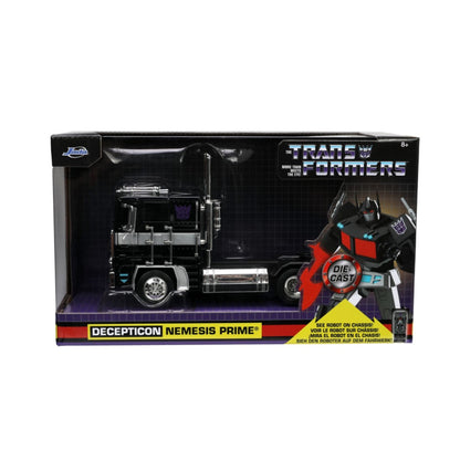 Jada Toys Transformers (TV) Nemesis Prime Black 1:24 Scale Hollywood Ride
