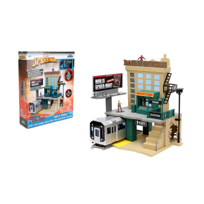 Jada Toys Spider Man (comics) New York City Deluxe Nano Scene with 2 Figure