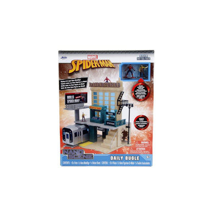 Jada Toys Spider Man (comics) New York City Deluxe Nano Scene with 2 Figure