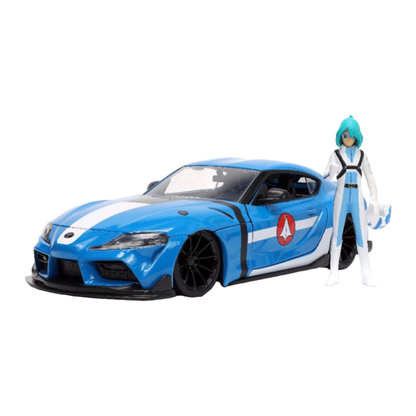 Jada Toys Robotech 2020 Toyota Supra with Max 1:24 Scale Set