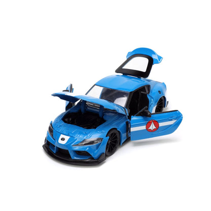 Jada Toys Robotech 2020 Toyota Supra with Max 1:24 Scale Set