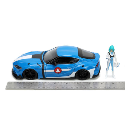 Jada Toys Robotech 2020 Toyota Supra with Max 1:24 Scale Set