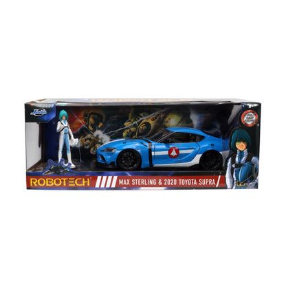 Jada Toys Robotech 2020 Toyota Supra with Max 1:24 Scale Set
