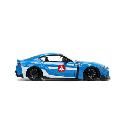 Jada Toys Robotech 2020 Toyota Supra with Max 1:24 Scale Set