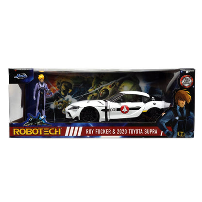 Jada Toys Robotech Roy Focker & 2020 Toyota Supra 1:24 Scale