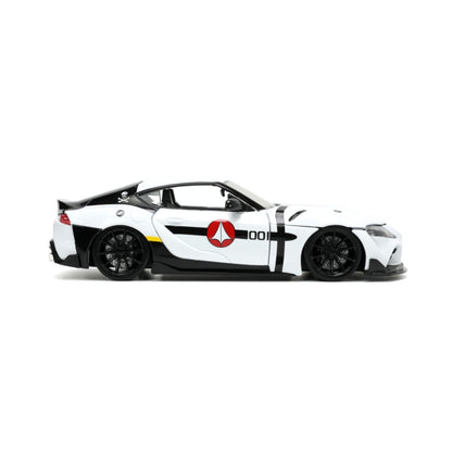 Jada Toys Robotech Roy Focker & 2020 Toyota Supra 1:24 Scale