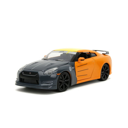 Jada Toys Naruto Nissan GT R R35 (2009) 1:24 Scale with Naruto Figure Hollywood Rides Diecast Vehicle