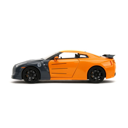 Jada Toys Naruto Nissan GT R R35 (2009) 1:24 Scale with Naruto Figure Hollywood Rides Diecast Vehicle