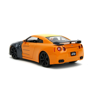 Jada Toys Naruto Nissan GT R R35 (2009) 1:24 Scale with Naruto Figure Hollywood Rides Diecast Vehicle