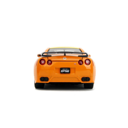Jada Toys Naruto Nissan GT R R35 (2009) 1:24 Scale with Naruto Figure Hollywood Rides Diecast Vehicle