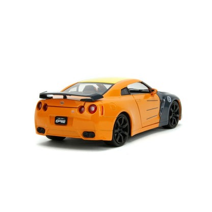Jada Toys Naruto Nissan GT R R35 (2009) 1:24 Scale with Naruto Figure Hollywood Rides Diecast Vehicle