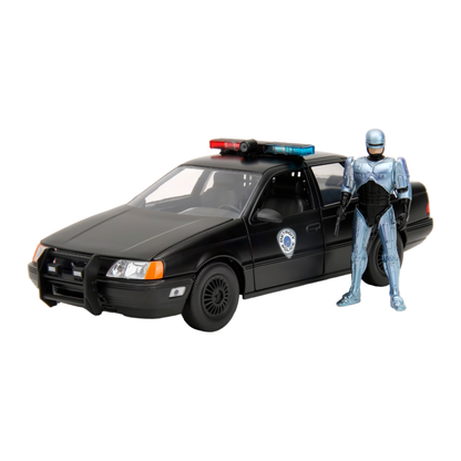 Jada Toys Robocop 1986 Ford Taurus with Robocop 1:24 Scale Set