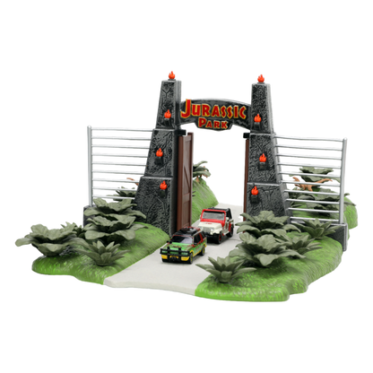 Jada Toys Jurassic Park Nano Scene Diorama with 2 vehicles