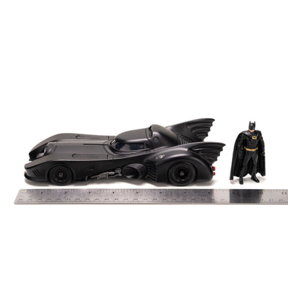 Jada Toys Batman (1989) Batmobile & Armour with Batman 1:24 Scale Diecast Vehicle Set