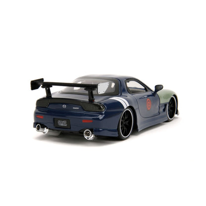 Jada Toys Naruto Mazda RX 7 With Kakashi Figure 1:24 Scale Vehicle